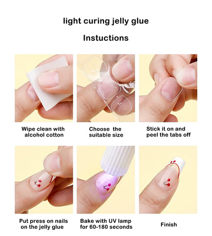 UV glue stickers